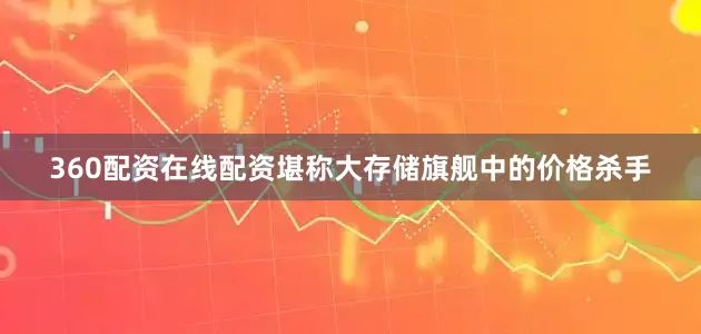 360配资在线配资堪称大存储旗舰中的价格杀手
